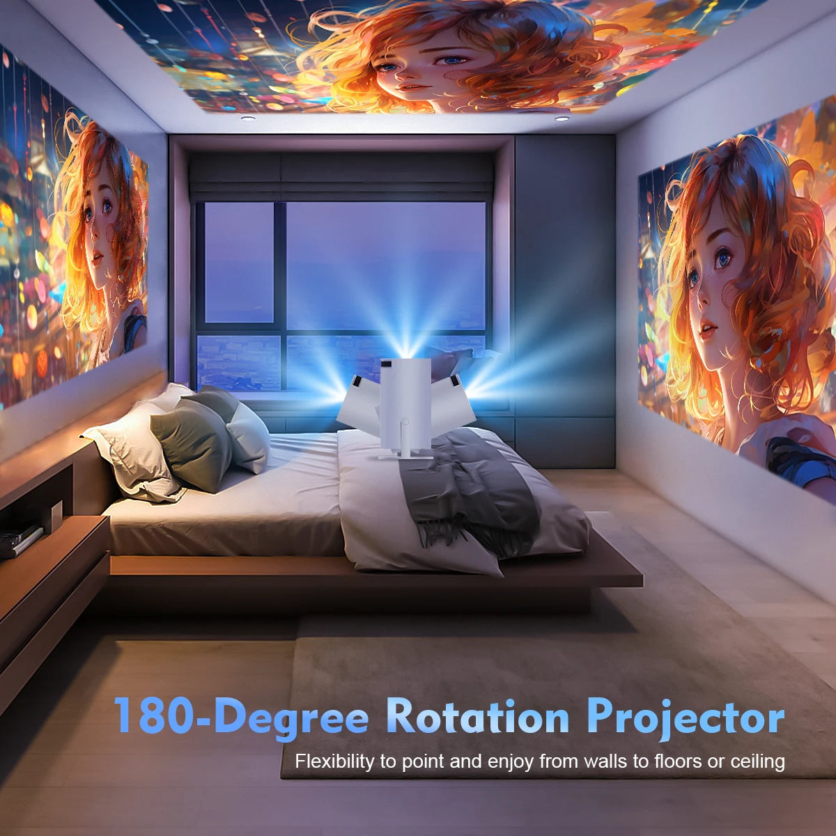 HY300 Pro 8K Mini Projector