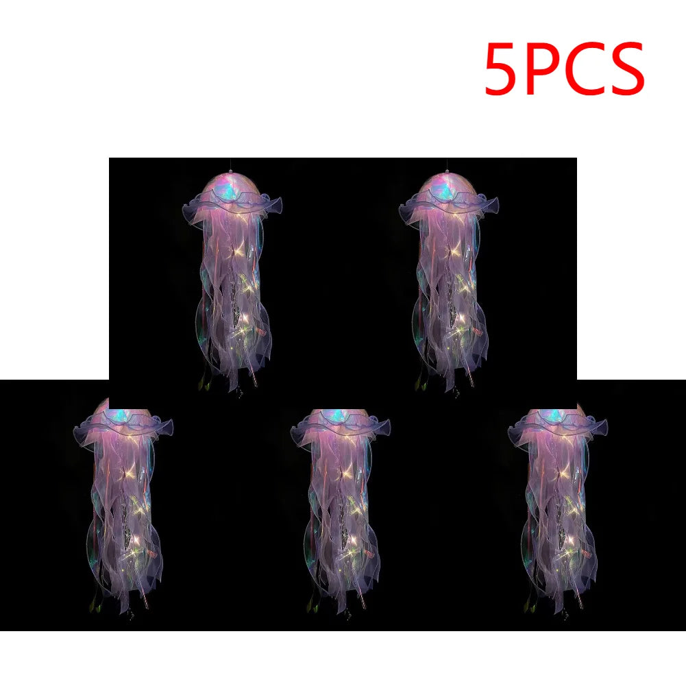 Glow Jellyfish Night Light Set