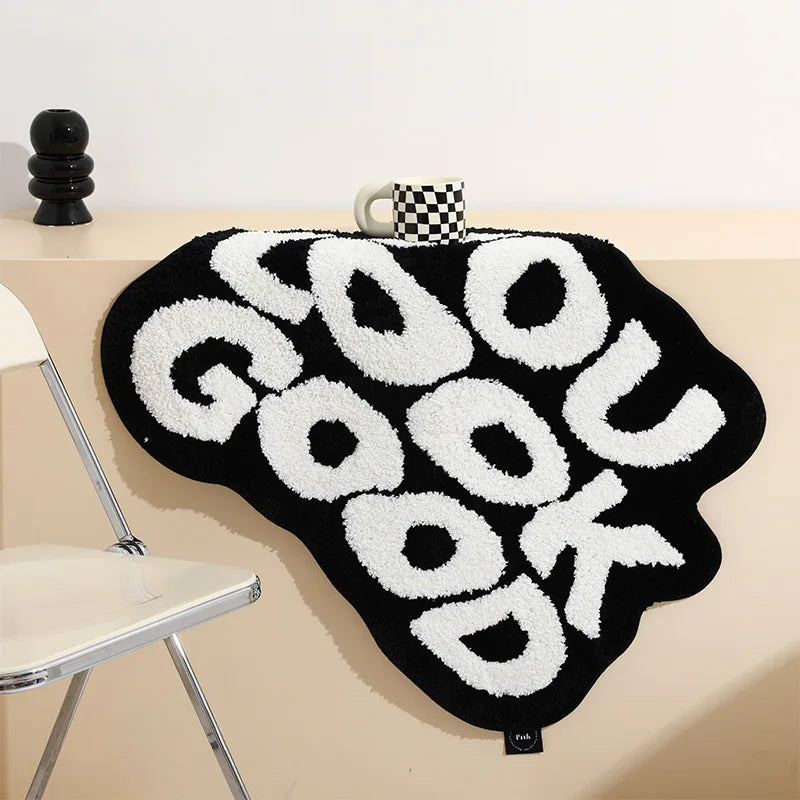 Cloud Shape Plush Bedside Rug