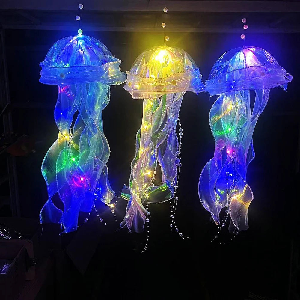 Glow Jellyfish Night Light Set