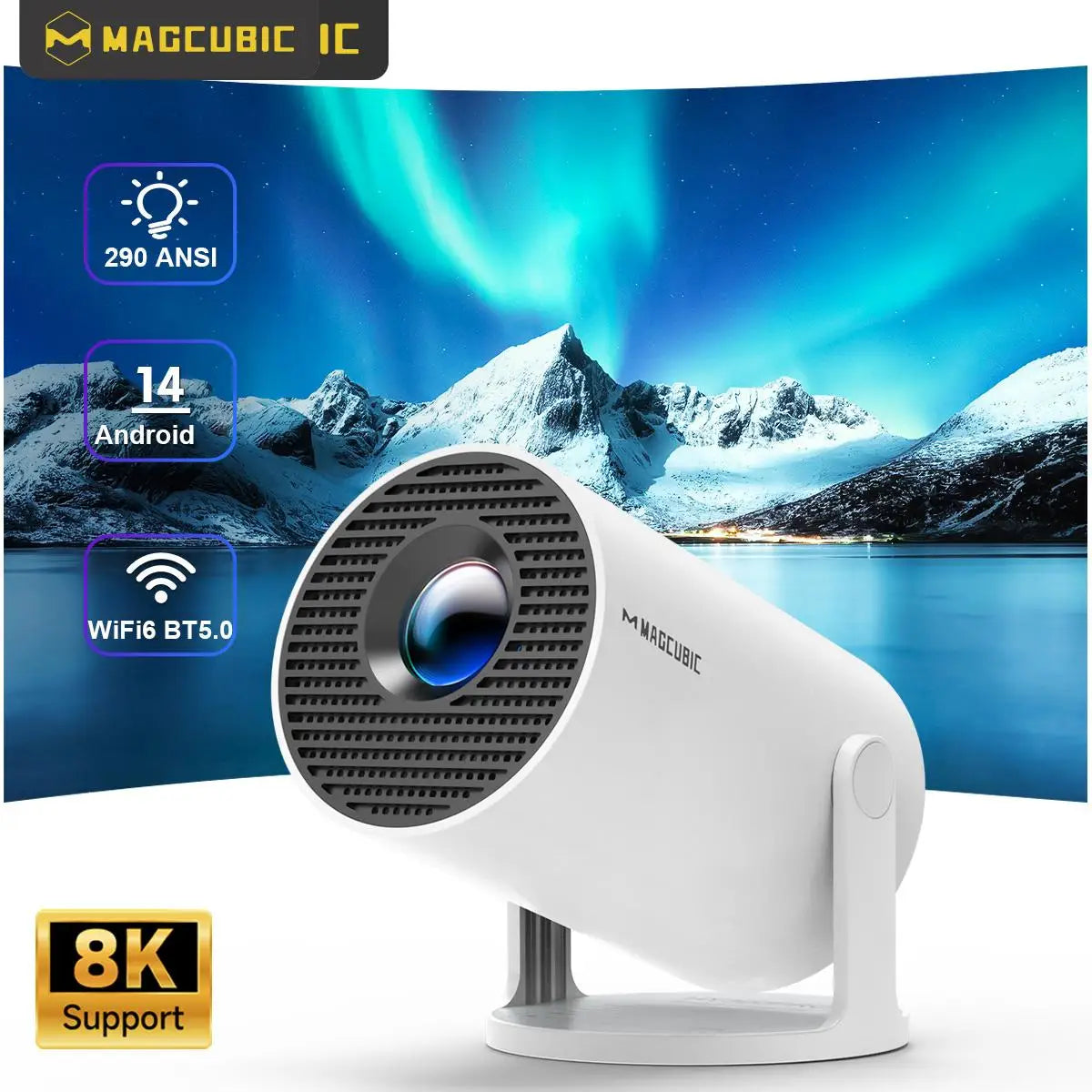 HY300 Pro 8K Mini Projector