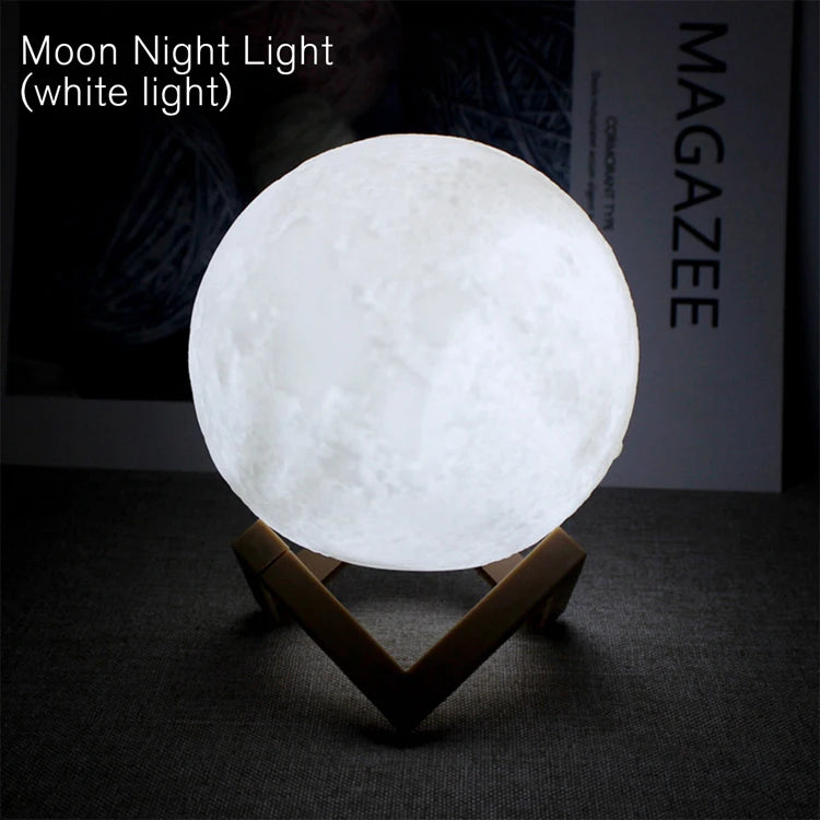 Lunar Moon Lamp with Stand