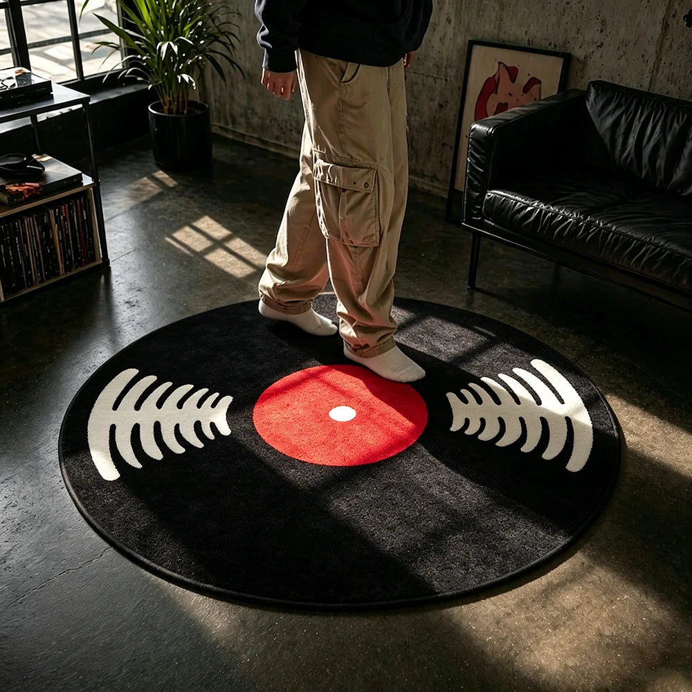 Vinyl Record Floor Mat