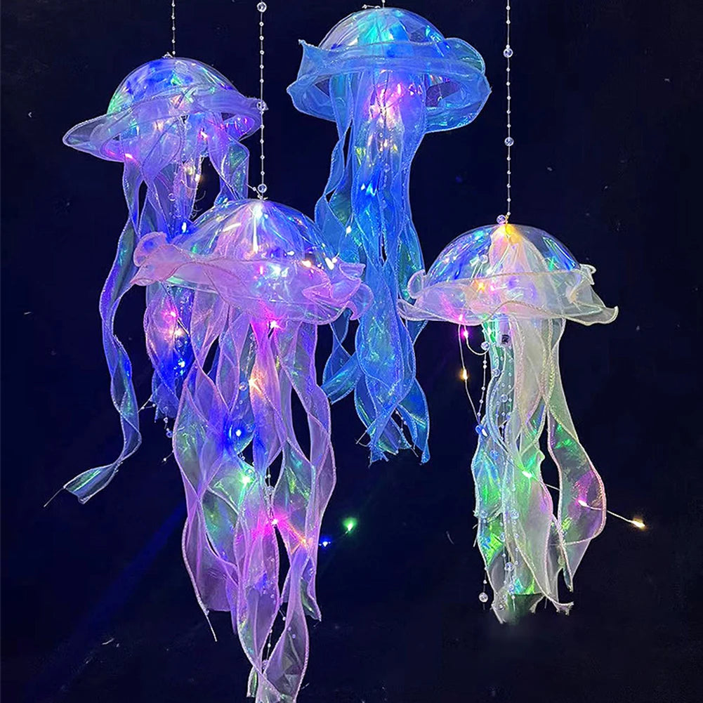 Glow Jellyfish Night Light Set