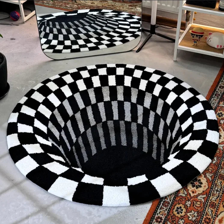 Vortex 3D Illusion Round Rug