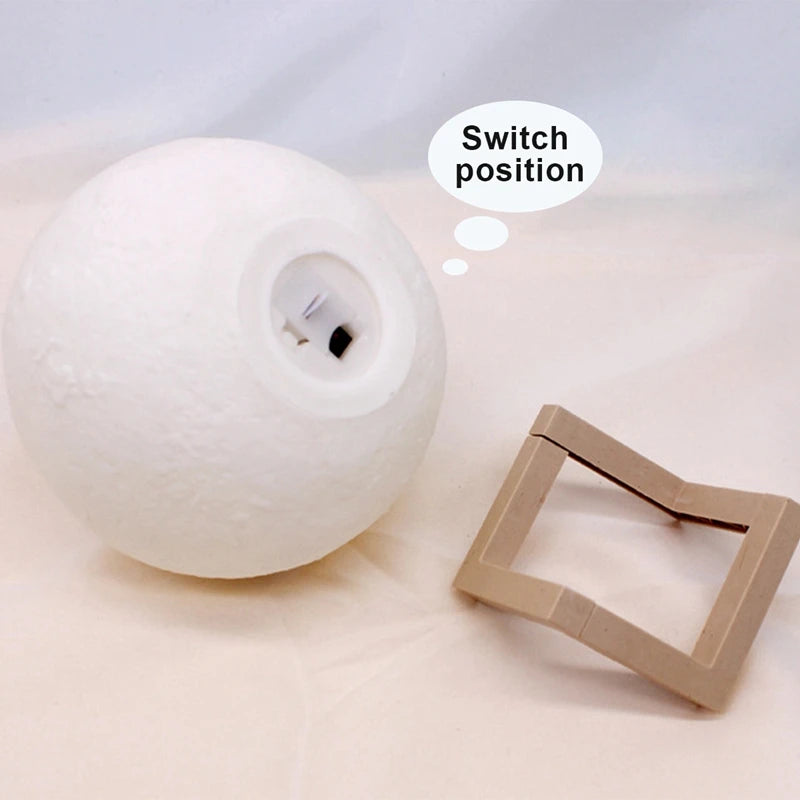 Lunar Moon Lamp with Stand