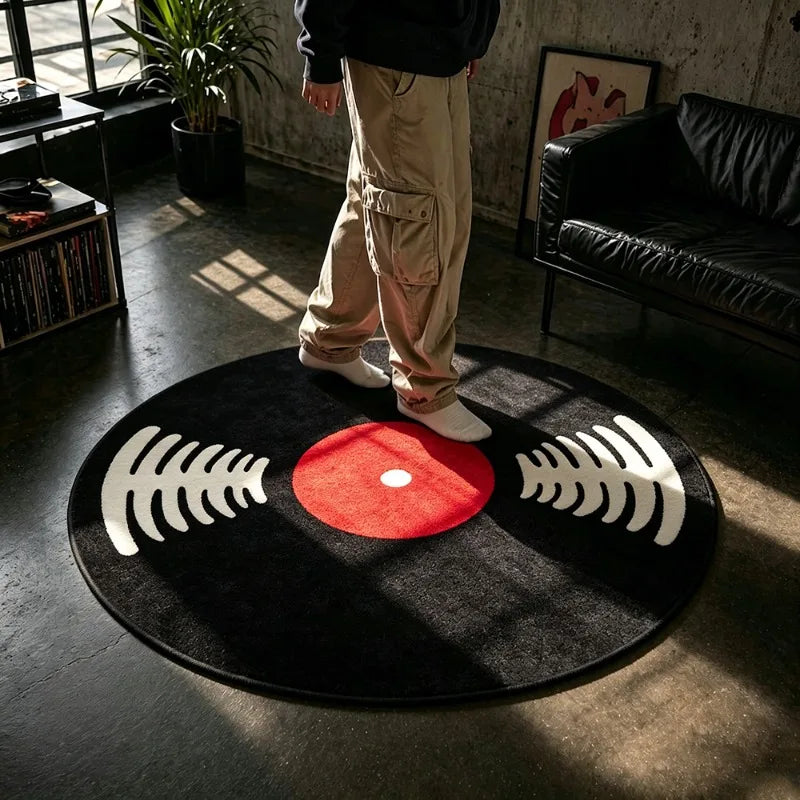 Vinyl Record Floor Mat