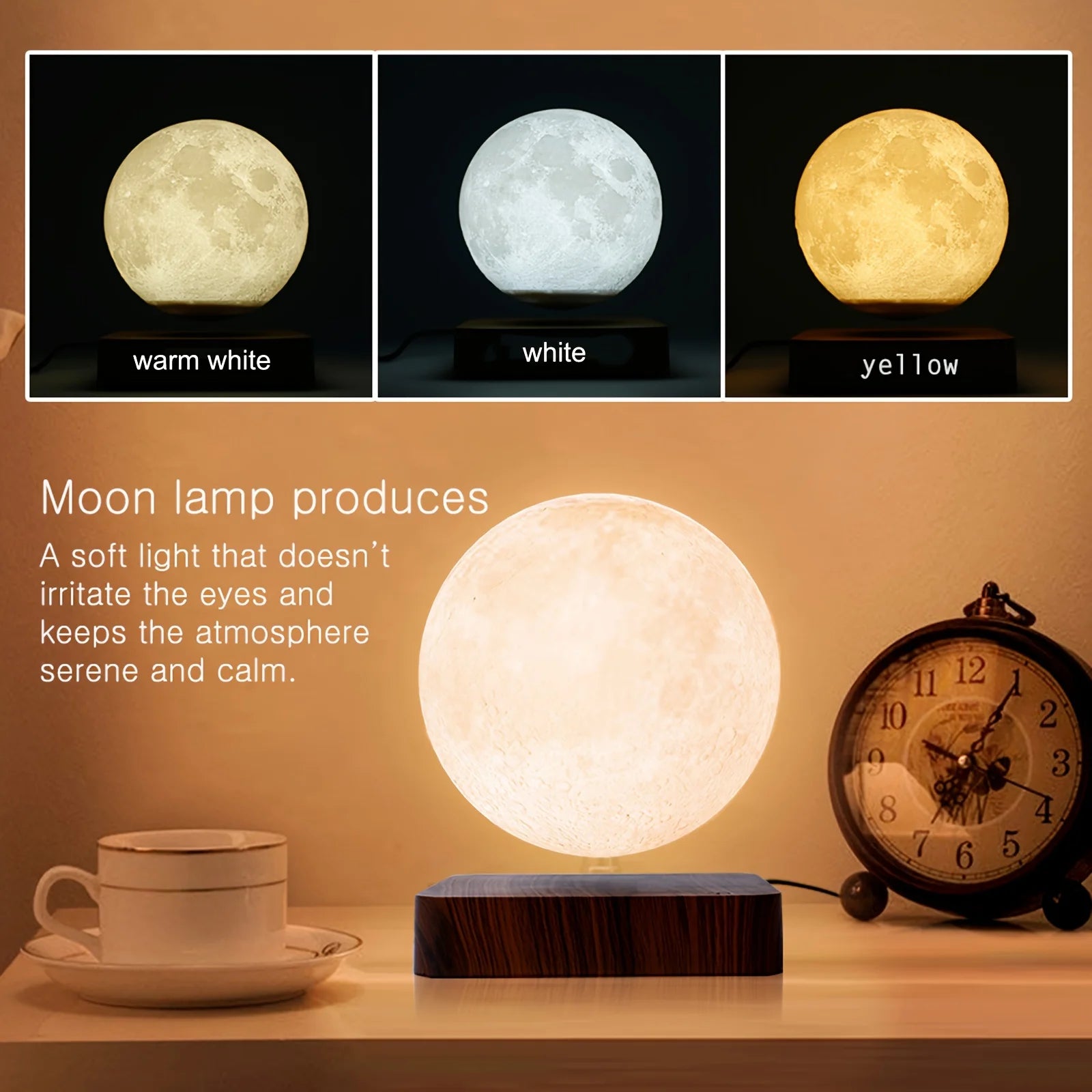 Floating Moon Levitating Lamp