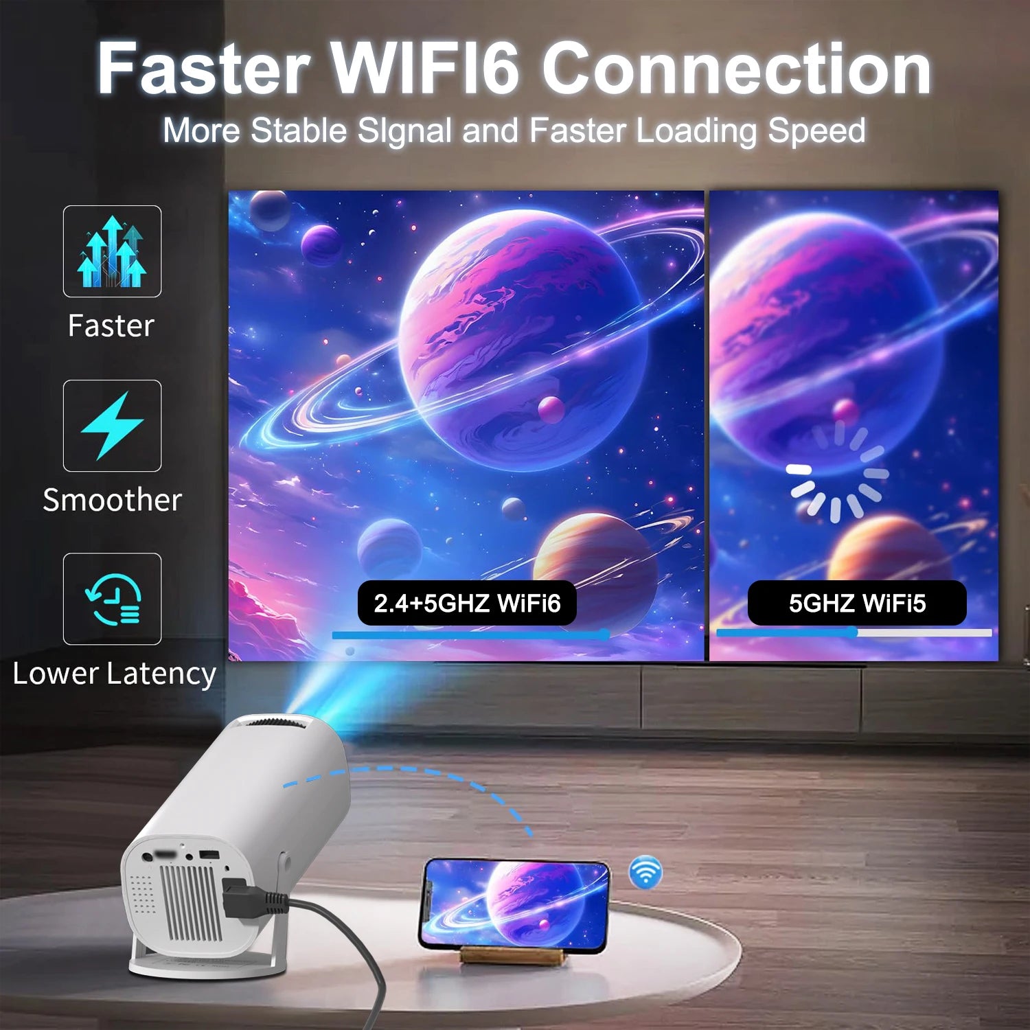 PinSpace Mini Cinema Projector